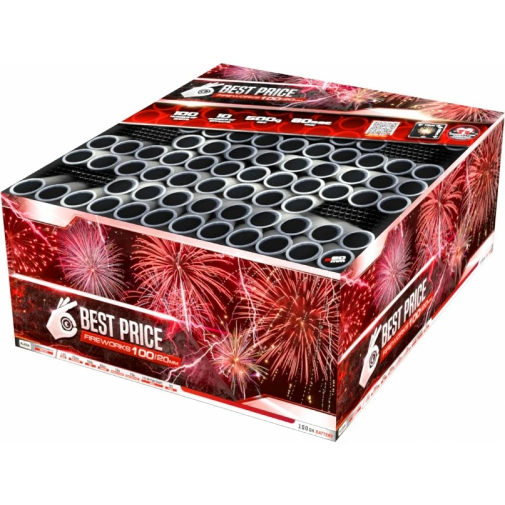Εναέριο Πυροτέχνημα Best price multi shape – (100 Βολές)