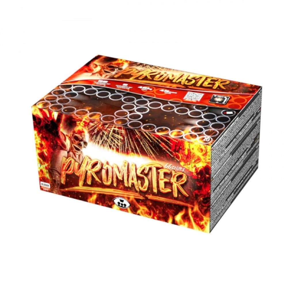 Εναέριο Πυροτέχνημα Pyromaster – (66 Βολές)